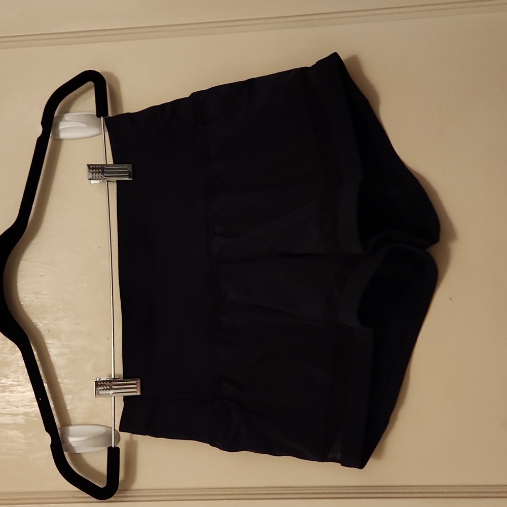 LULULEMON navy mesh cutout shorts